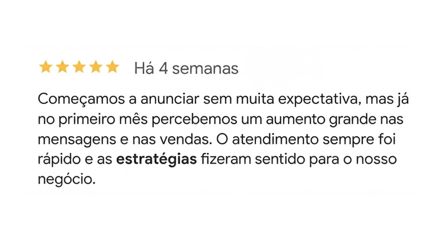 Depoimento de cliente